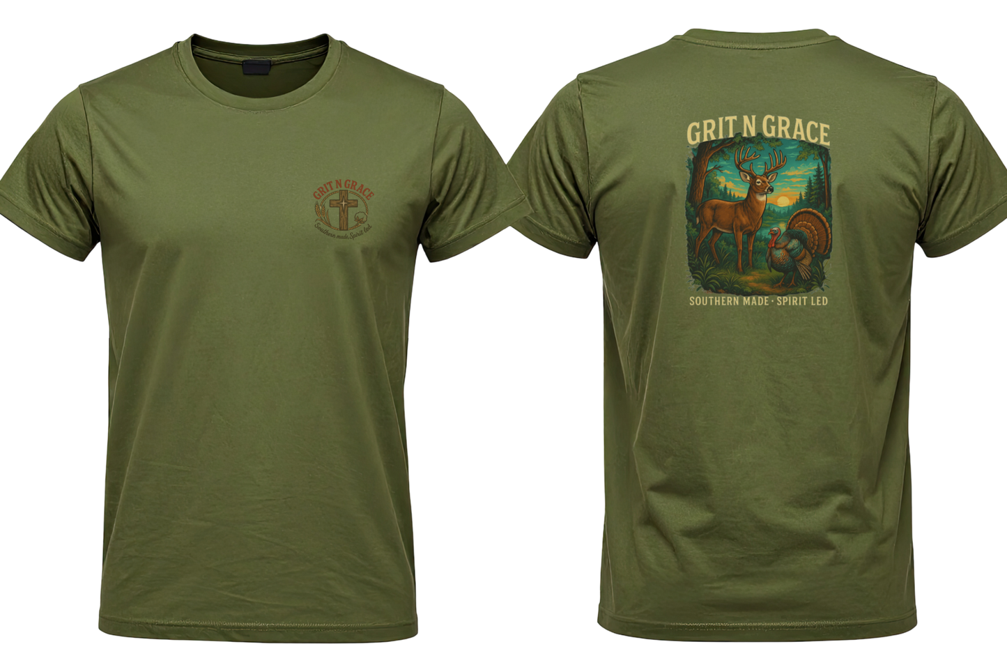 Grit N Grace Deer/Turkey Shirt