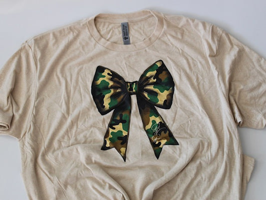Camo Bow Women's T-Shirt
