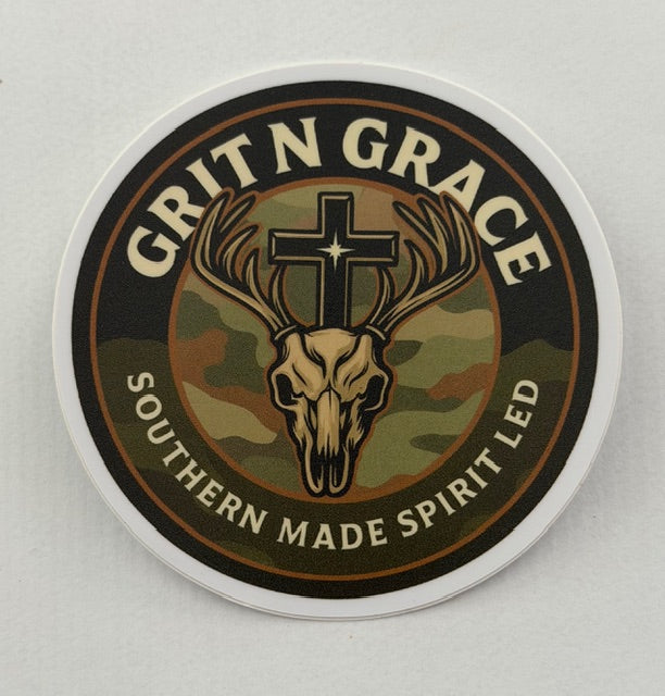 Grit N Grace Logo Sticker
