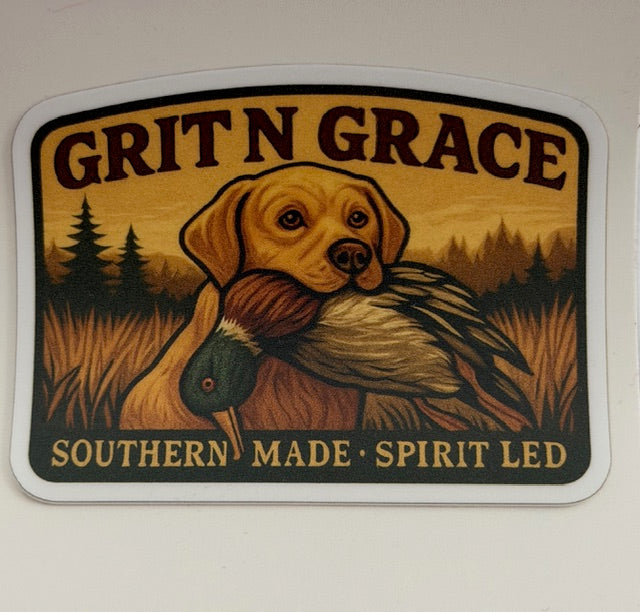 Grit N Grace Working Dog Sticker